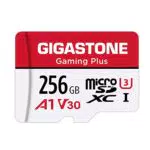 Gigastone Micro SD 256 GB, Gaming Plus, Specialmente per Nintendo Switch Gopro Fotocamere Videocamera Tablet
