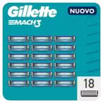 Gillette Mach3 LAMETTE DA BARBA, 18 Ricambi, Microaletta Protettiva
