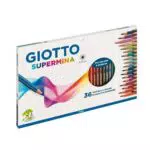 GIOTTO Supermina - Astuccio da 36 Matite a Pastello Colorate
