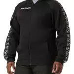 GIVOVA BA10-0010-2XL Felpa Full Zip Band, Nero, 2XL
