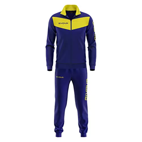 GIVOVA TUTA VISA TRIACETATO BLU/GIALLO