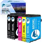 GoToners 603XL Cartucce Compatibili per Epson 603 XL Multipack per Expression Home XP-2100 XP-2105 XP-3100 XP-4100 Workforce WF-2810 WF-2830 WF-2850