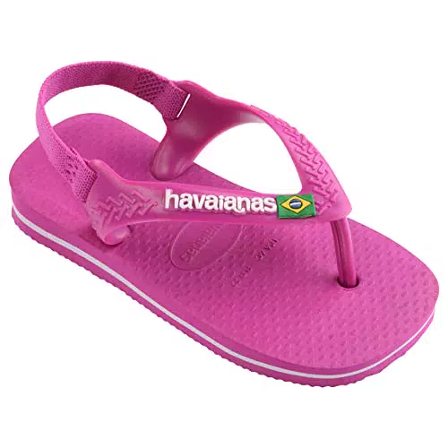 Havaianas Baby Brasil Logo II, Infradito Unisex-Bimbi 0-24