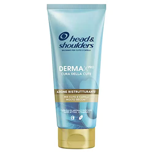 Head & Shoulders Balsamo DERMAXPRO Azione Ristrutturante Per Cute E Capelli Con Olii Di Argan E Avocado