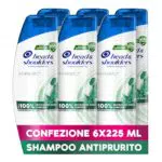 Head & Shoulders Shampoo Antiforfora Antiprurito, Fino di Protezione dalla Forfora per Cute e Capelli