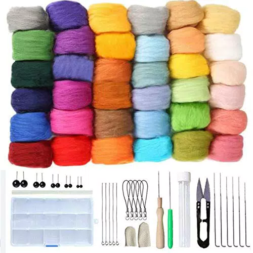 Holzsammlung Kit per Infeltrimento Ad Ago, 36 Colori