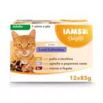 IAMS Delights Land Collection Alimento umido in salsa