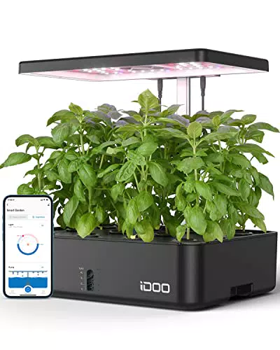 iDOO Giardino Intelligente Wi-Fi con LED Lampada da Coltivazione