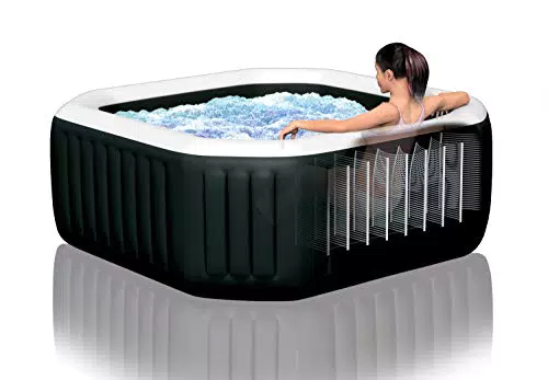 Intex Whirlpool Pure SPA Octagon Bubble Jet con sistema di acqua salata - Ø 201 x 71 cm