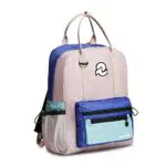 Invicta Zaino Borsa Vax, Rosa Viola Azzurro, Tasca Porta PC 13''