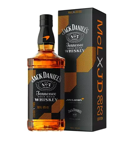 Jack Daniel’s McLaren Edition 70 cl - Special Pack dell’Iconico Old No.7 Tennessee Whiskey con scatola. 40% vol