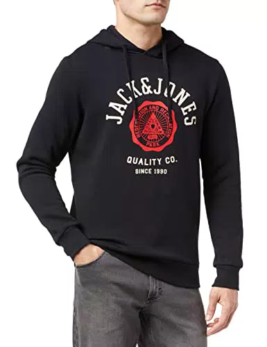 Jack & Jones Jjelogo Sweat Hood 2 col 22/23 Noos Felpa con Cappuccio
