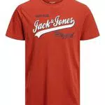 JACK & JONES Jjelogo Tee Ss O-neck 2 Col Aw23 Sn T-Shirt