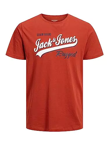 JACK & JONES Jjelogo Tee Ss O-neck 2 Col Aw23 Sn T-Shirt