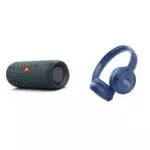 JBL Flip Essential 2 Speaker Bluetooth Portatile, Cassa Altoparlante Wireless Impermeabile IPX7 & Tune 510BT Cuffie On-Ear Wireless