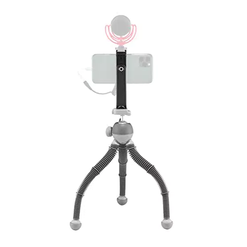 JOBY PodZilla Large Kit, Treppiede Flessibile e Attacco GripTight 360 Phone