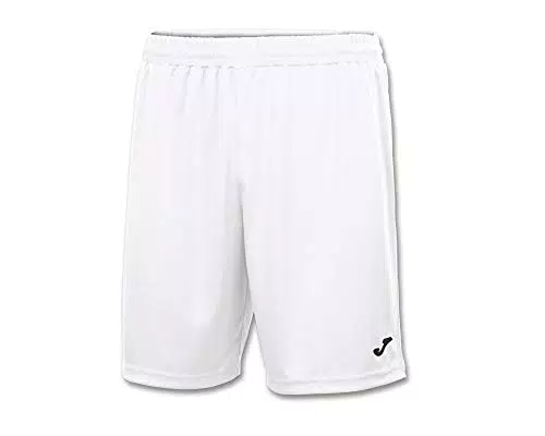 Joma Nobel, Short Allenamento Unisex Adulto, Bianco