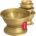 KADAX Flower Bowl con base, buccia di piantagione di plastica resistente alle intemperie