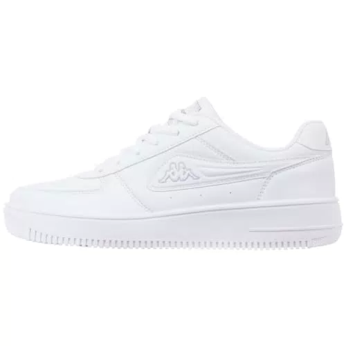 Kappa Bash Scarpe da Ginnastica Basse Uomo, Bianco,