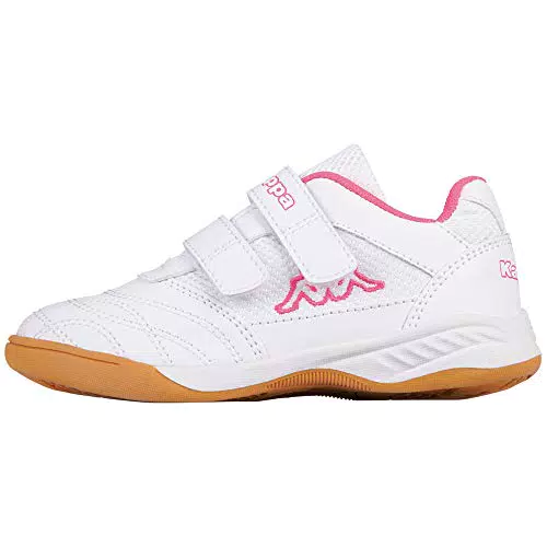 Kappa Kickoff K Unisex Kids, Scarpe, Bianco White L Pink