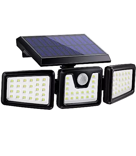 KIBTOY Luce Solare LED Esterno con Sensore di Movimento