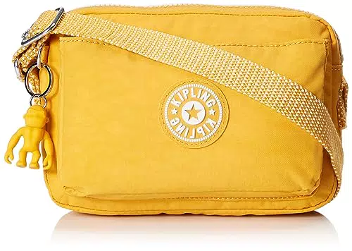 Kipling ABANU, Borse a Tracolla, Donna, Giallo Rapido