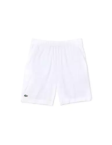 Lacoste GH6961 Pantaloni Cargo da Uomo, White/Navy Blue