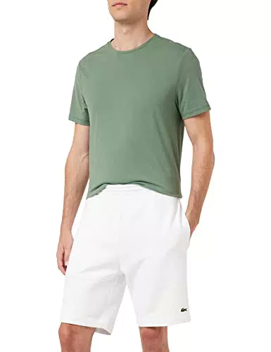 Lacoste Gh9627, Pantaloncini Eleganti Uomo, Bianco, XL