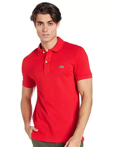 Lacoste Ph4012, Polo Uomo, Rosso, 3XL