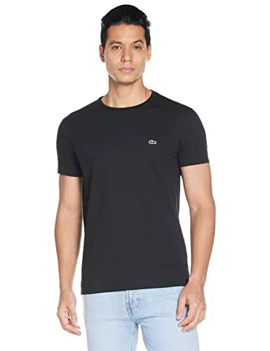 Lacoste Th6709, T-shirt Uomo, Black, M