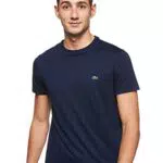 Lacoste Th6709, T-shirt Uomo, Marine, L