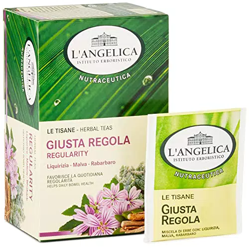 L'Angelica, Tisana Funzionale La Giusta Regola, Favorisce la Quotidiana Regolarità