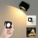 LED Lampada da Parete Interno, Applique Controllo Tattile con Ricaricabile USB