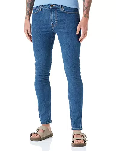 Lee Malone I Jeans, Stone Blue Mid, 42 IT () Uomo