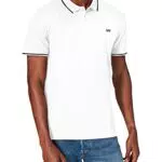 Lee Pique Polo, T-Shirt Uomo, Avorio, M
