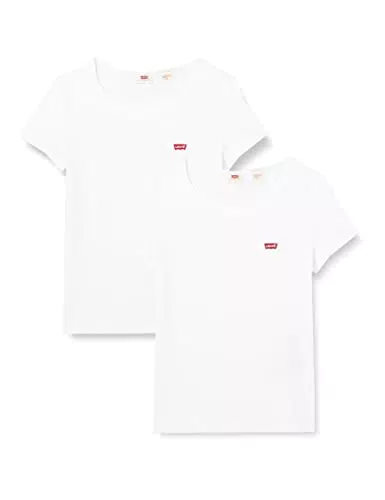 Levi's 2pack Crewneck Tee 2 Pack Tee White +, T-shirt Donna