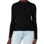 Levi's Crew Rib Sweater Caviar, Maglione Donna, Caviale