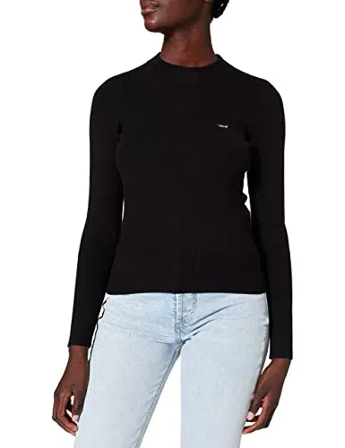 Levi's Crew Rib Sweater Caviar, Maglione Donna, Caviale