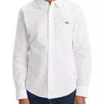 Levi's Ls Battery Hm Shirt Slim White, Camicia Uomo