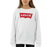 Levi's Lvg Key Item Logo Crew Bambine e Ragazze, Rosso/Bianco