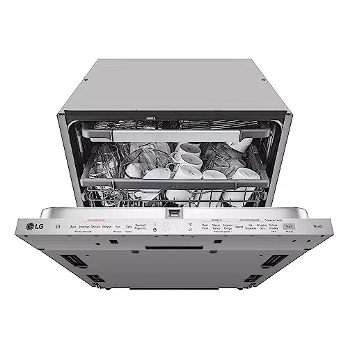 LG QuadWash DB365TXS Lavastoviglie da Incasso a Scomparsa Totale