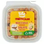 Life PARTYCOLARI, Nocciole Tostate e Salate non Fritte Fonte di Fosforo