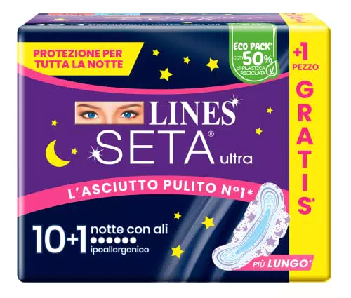 Lines Seta Ultra Notte, 11 Pezzi