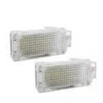 LncBoc LED Luci targa per auto Lampada targa 3W 12V 18SMD con CanBus nessun errore 6000K Xeno Bianco freddo per A2
