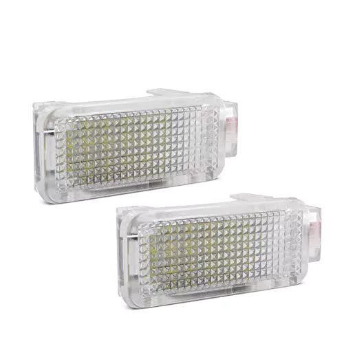 LncBoc LED Luci targa per auto Lampada targa 3W 12V 18SMD con CanBus nessun errore 6000K Xeno Bianco freddo per A2
