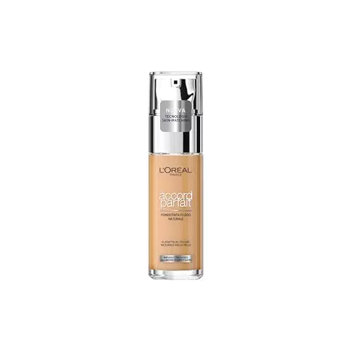 L'Oréal Paris Fondotinta Liquido, , Accord Parfait, 5.5R/C Rose Sun