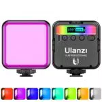 Luce Video RGB Led, ULANZI VL49 Faretto Led Dimmerabile 2500K-9500K Temperatura di Colore con Batteria Integrata