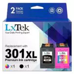 LxTek 301 XL Rigenerate Sostituzione per Cartucce HP 301 Nero e Colore XL per HP DeskJet 1000 1050 2050 2510 2540 3050 3050A Envy 4500 4502 5530 OfficeJet 2620 4630