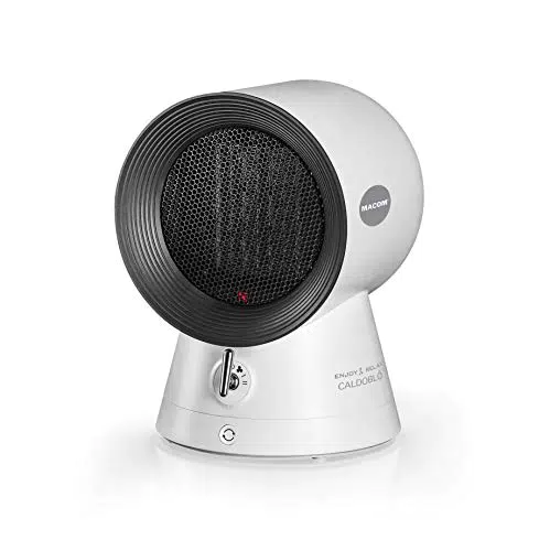 MACOM Enjoy & Relax 932 CALDOBLO' Termoventilatore con Tecnologia Ceramica a Basso Consumo Energetico