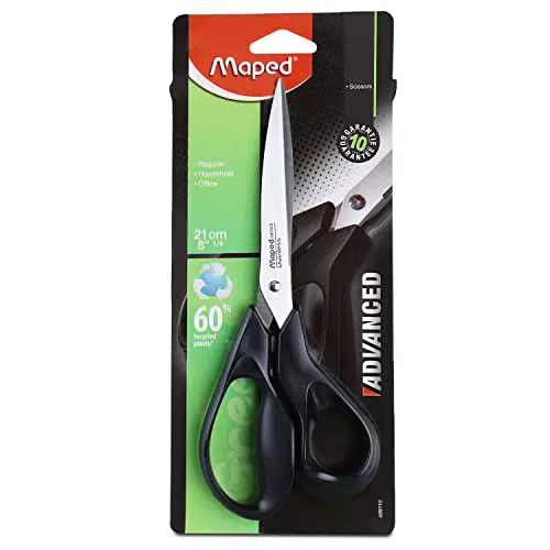 Maped Forbici Advanced Green 21 Cm Asimmetriche